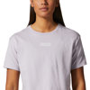 Mountain Hardwear MHW Logo Crop Short Sleeve T-Shirt for Women Purple Dawn
